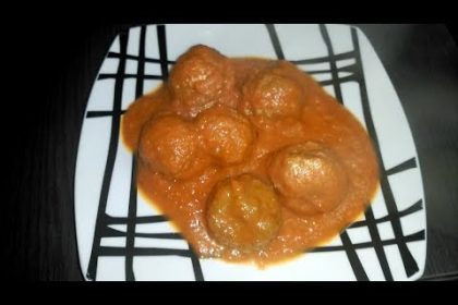 Receta de albóndigas en salsa de zanahoria