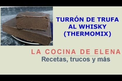 Receta de trufas de café y whisky con thermomix