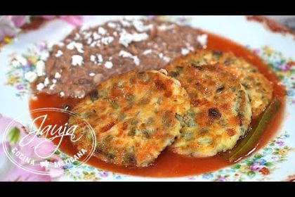 Receta de tortitas de nopales