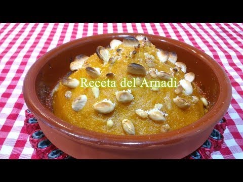 Receta de arnadí de calabaza