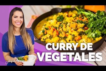 Receta de verduras al curry con legumbres