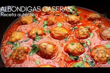 Receta de albóndigas en salsa de la abuela