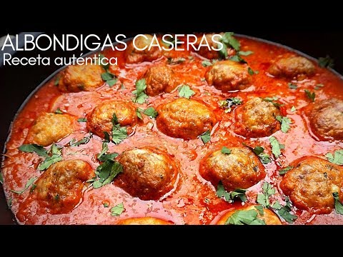 Receta de albóndigas en salsa de la abuela