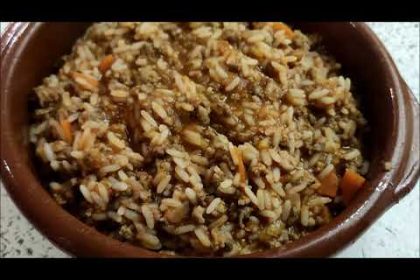 Receta de arroz a la boloñesa