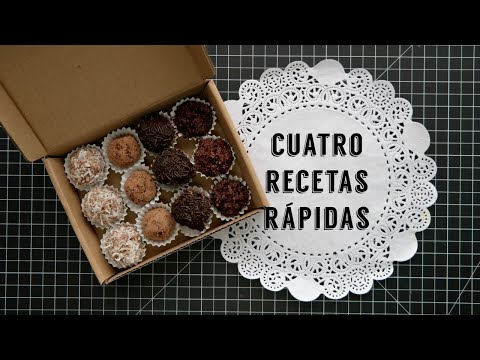 Receta de trufas veganas de dátiles