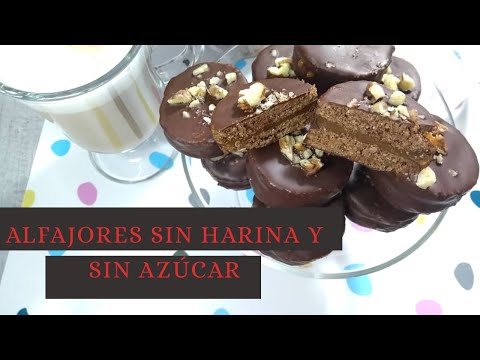 Receta de alfajores de chocolate para diabéticos