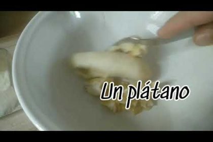 Receta de tortitas de plátano y coco