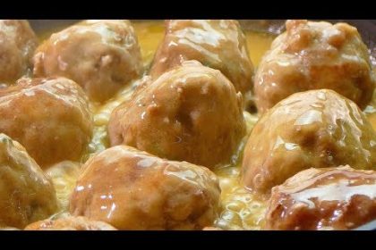 Receta de albóndigas de carne molida en salsa de orégano