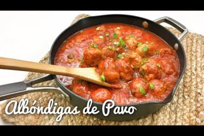 Receta de albóndigas de pavo