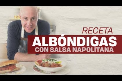 Receta de albóndigas en salsa napolitana