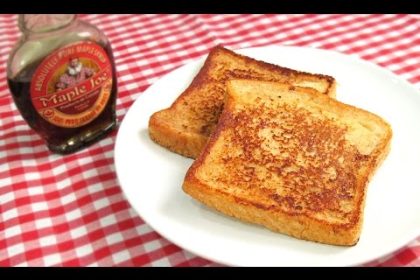 Receta de tostadas francesas con canela y frutilla