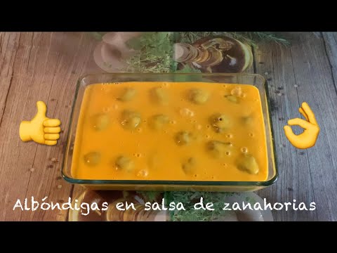 Receta de albóndigas de soja con zanahorias en thermomix