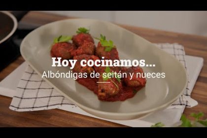 Receta de albóndigas de seitan veganas