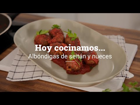 Receta de albóndigas de seitan veganas