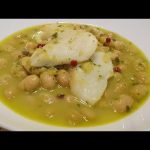 Receta de alubias blancas con bacalao y setas