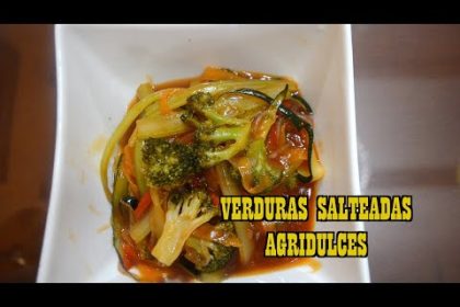 Receta de verduras agridulces