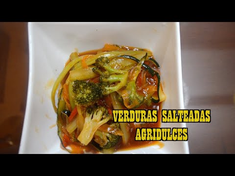 Receta de verduras agridulces