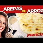 Receta de arepas de arroz con maicena