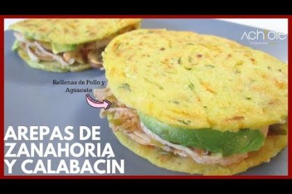 Receta de arepas de calabacín con avena