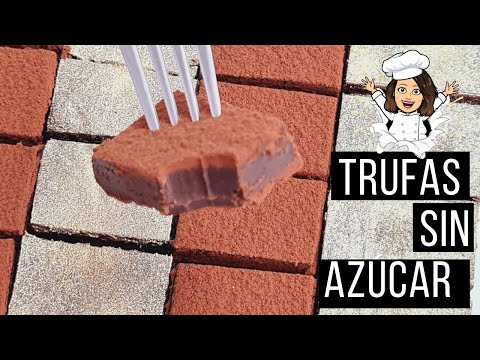 Receta de trufas sin azúcar