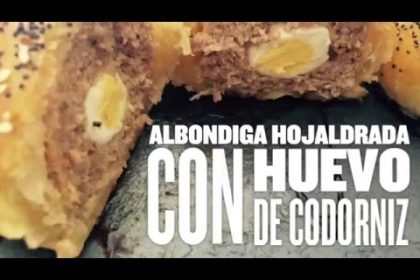 Receta de albóndigas rellenas de huevo de codorniz