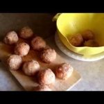 Receta de albóndigas de pollo y arroz