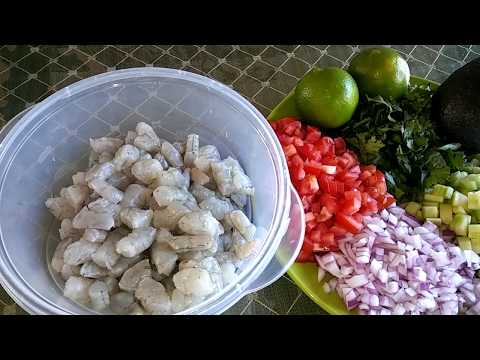 Receta de tostadas con camarones