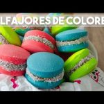 Receta de alfajores de colores