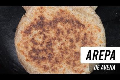 Receta de arepas de avena