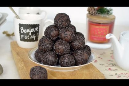 Receta de trufas de chocolate con leche condensada