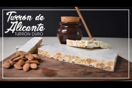 Receta de turrón de almendras fácil