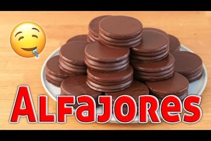 Receta de alfajores cubiertos de chocolate