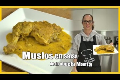 Receta de alitas de pollo en salsa de almendras