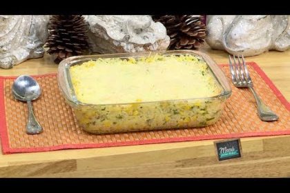 Receta de arroz al horno con queso y crema