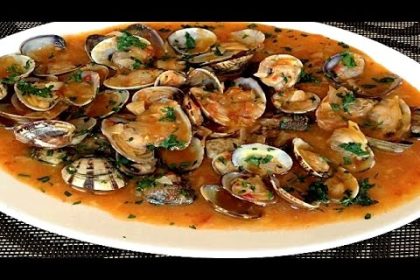 Receta de almejas a la marinera