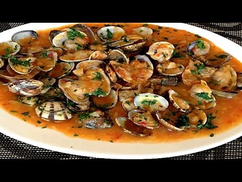 Receta de almejas a la marinera