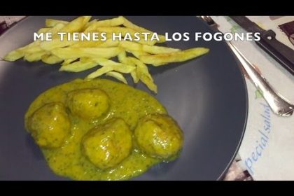 Receta de albóndigas en salsa verde