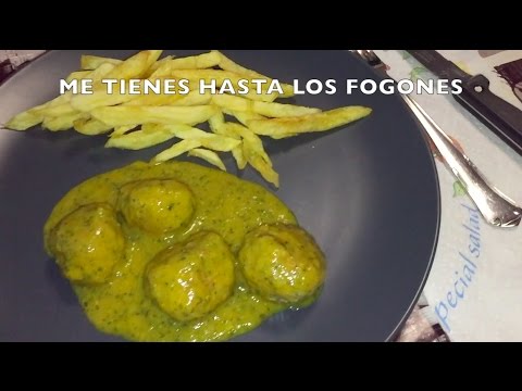 Receta de albóndigas en salsa verde