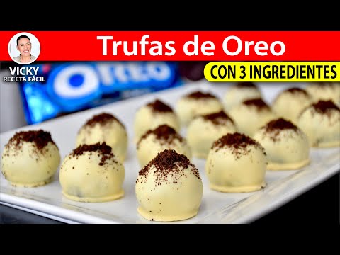 Receta de trufas de oreo