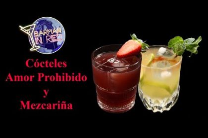 Receta de amor prohibido bebida tropical