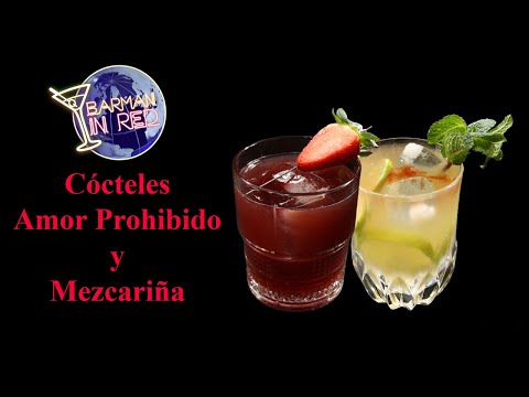 Receta de amor prohibido bebida tropical