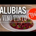 Receta de alubias al vino tinto