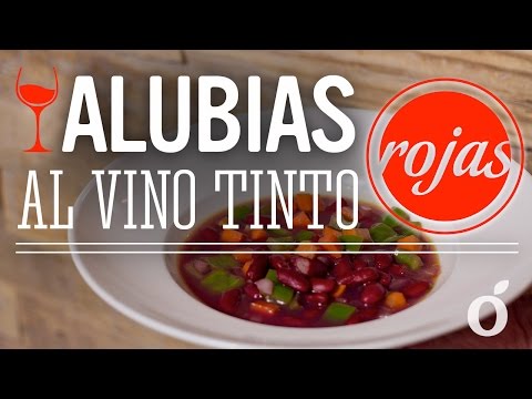 Receta de alubias al vino tinto