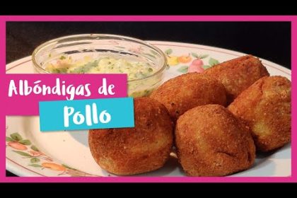 Receta de albóndigas de pollo rellenas de queso