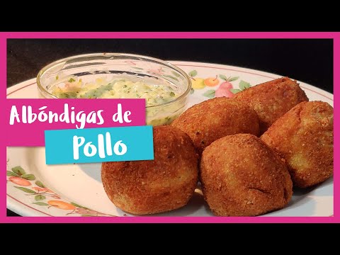 Receta de albóndigas de pollo rellenas de queso