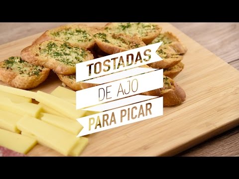 Receta de tostadas con ajo