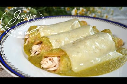 Receta de verdaderas enchiladas suizas