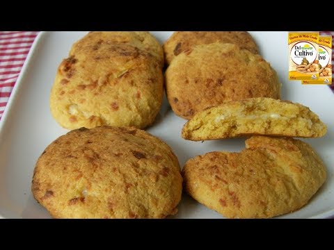 Receta de arepas de maíz al horno