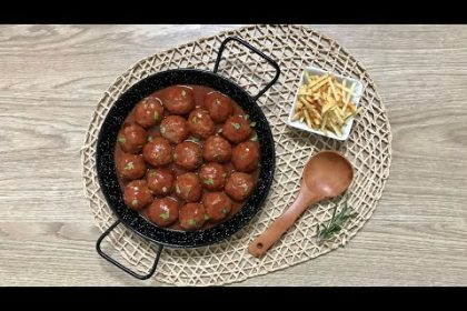 Receta de albóndigas en salsa barbacoa