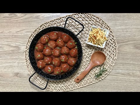 Receta de albóndigas en salsa barbacoa